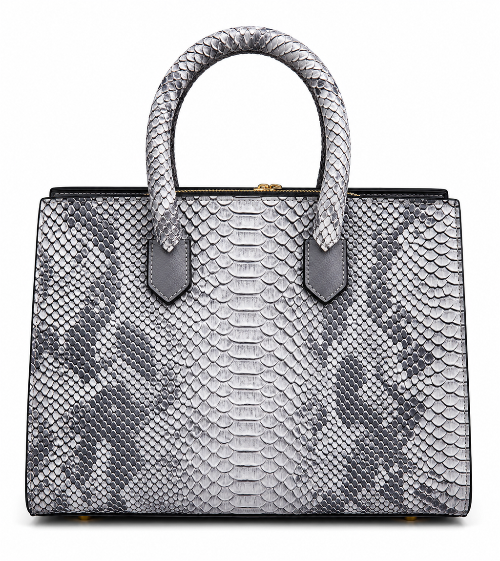 Sac Python Silver Luxe