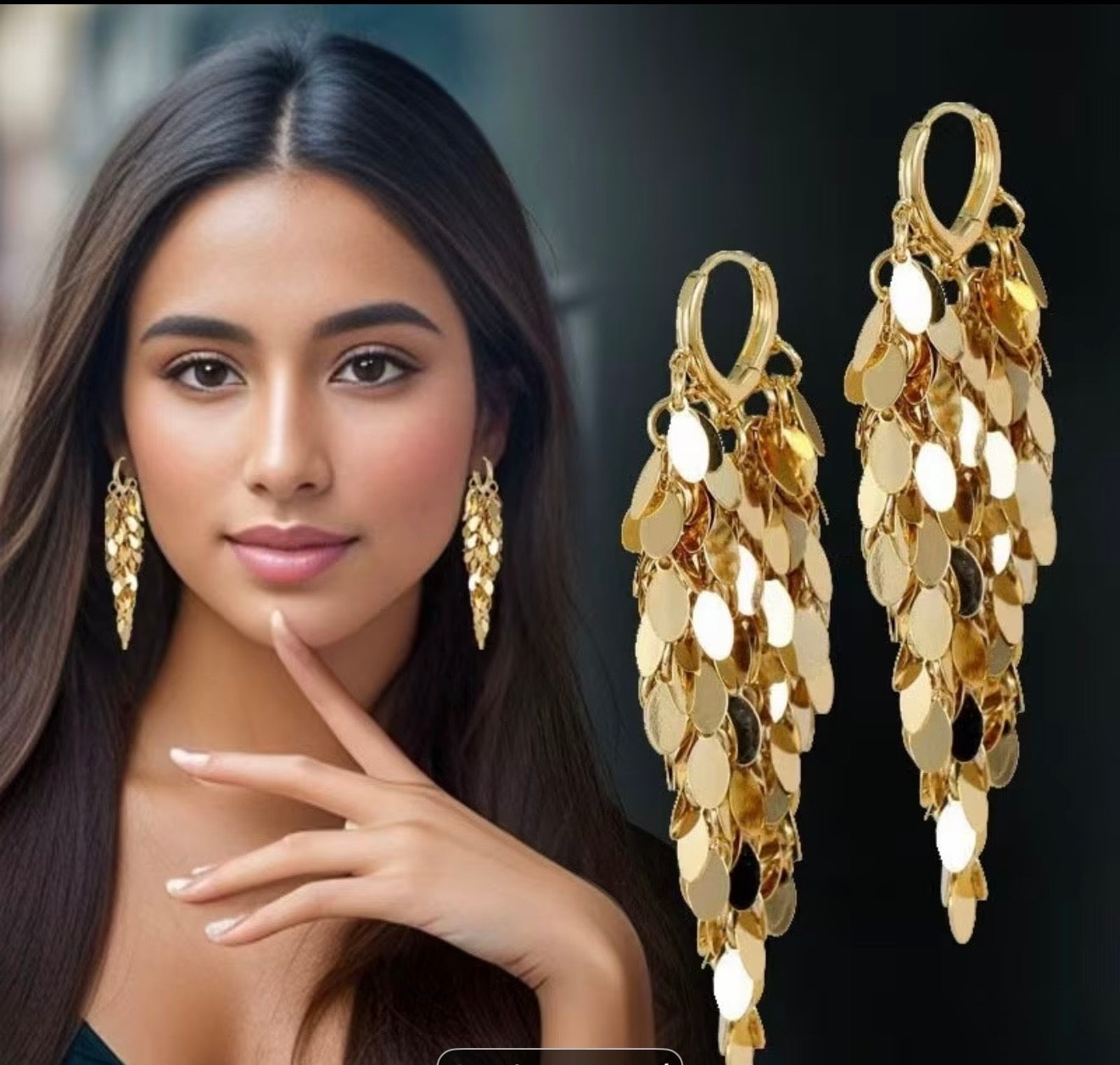 Boucles bohèmes nacrées blanches