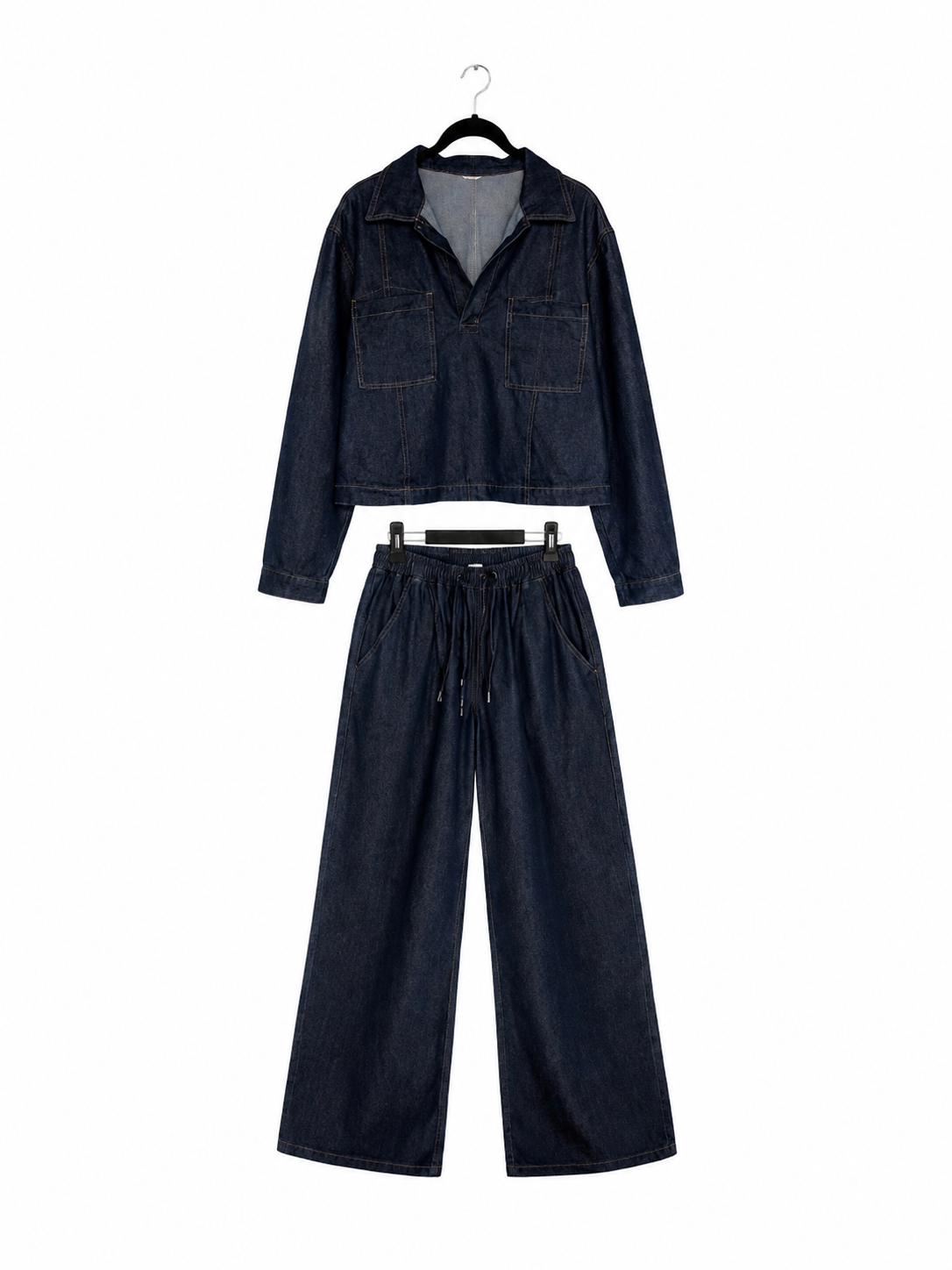 Ensemble denim oversize – Bleu brut 💙