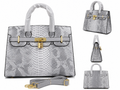 Sac Python Silver Luxe