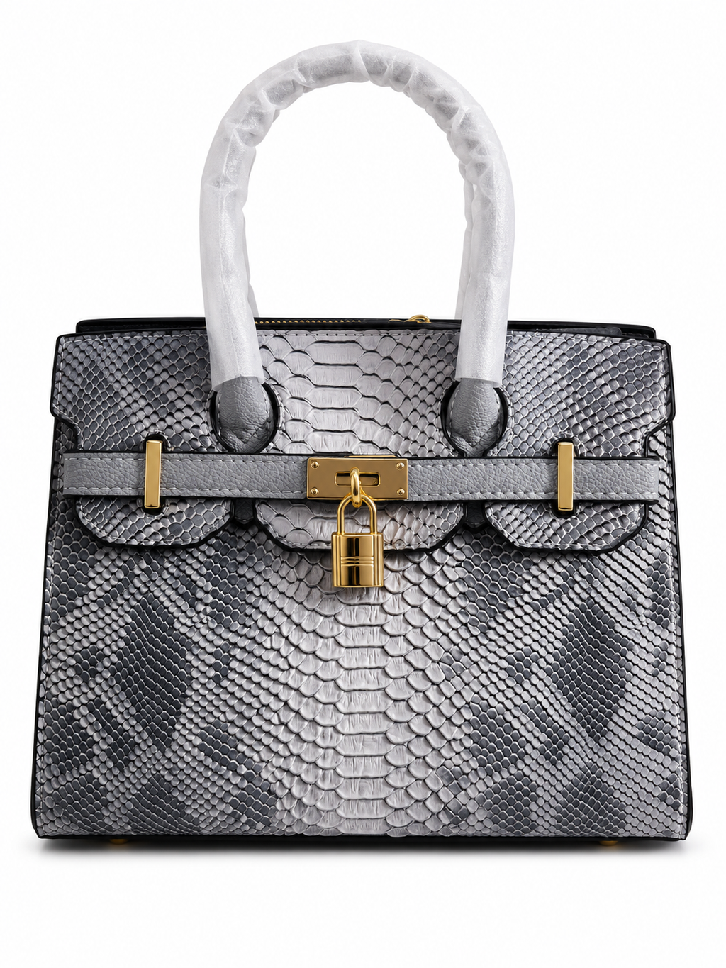 Sac Python Silver Luxe
