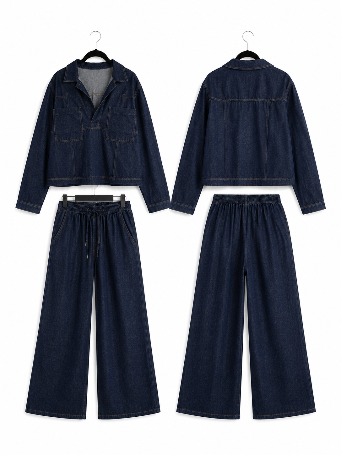 Ensemble denim oversize – Bleu brut 💙